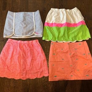 Lily Pulitzer, Vineyard Vines skirts, size 8 or M